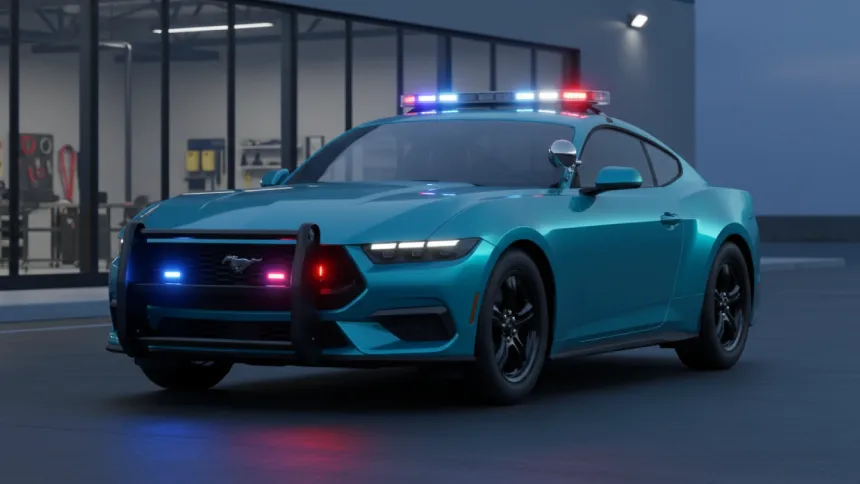 Ford Mustang upfitted